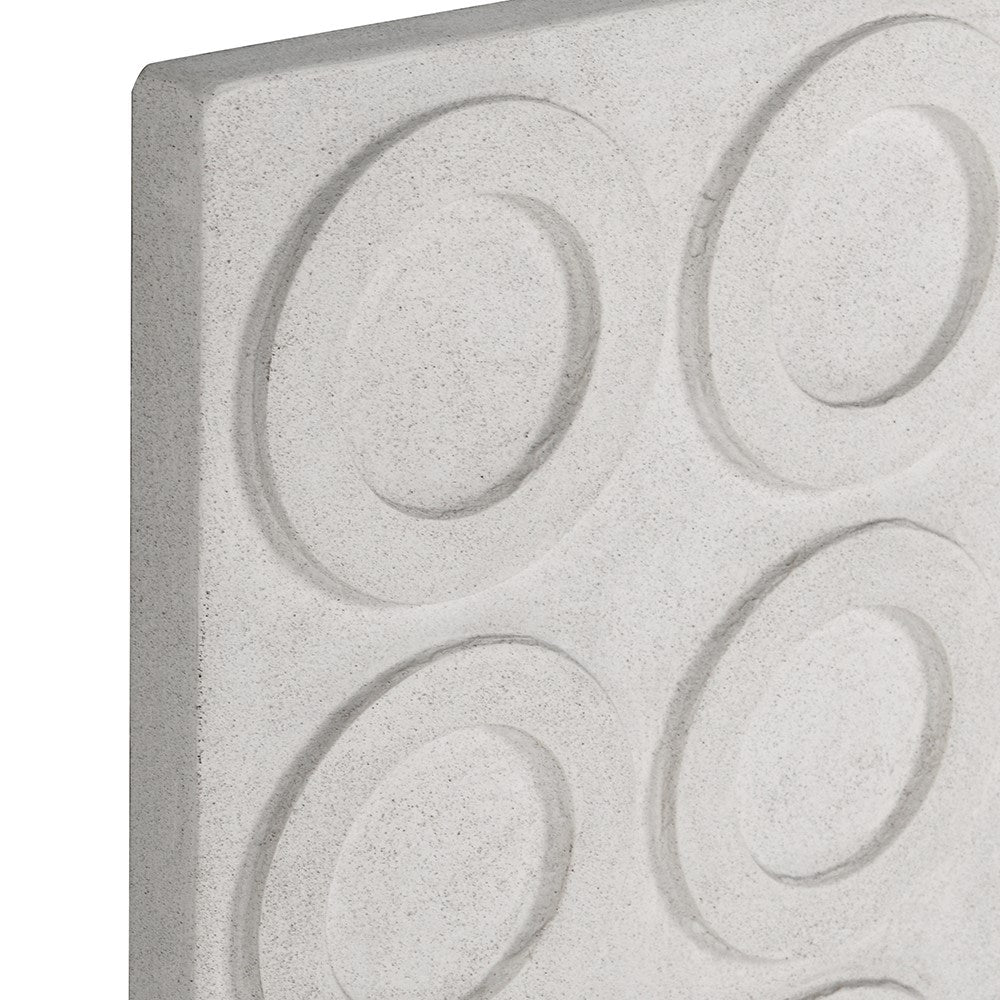 Elegant White Circles Wall Art for Modern Interiors - LUXONAS