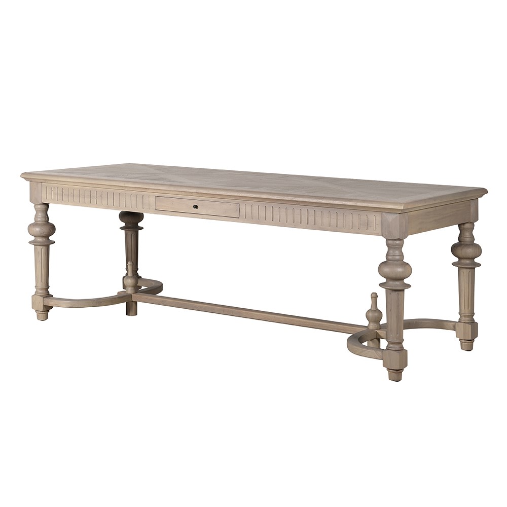 Elm Bell Leg Dining Table - LUXONAS