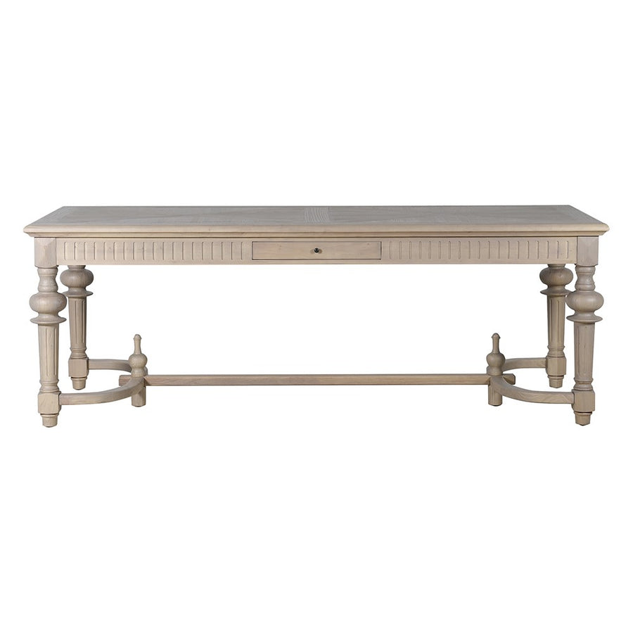 Elm Bell Leg Dining Table