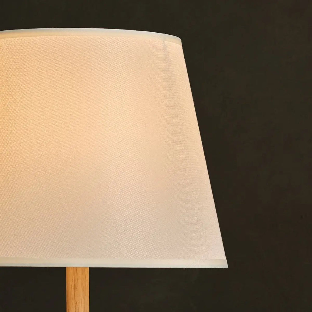 Emily Light Brown Wooden Lamp | Cable & Sustainable Design - LUXONAS HOME