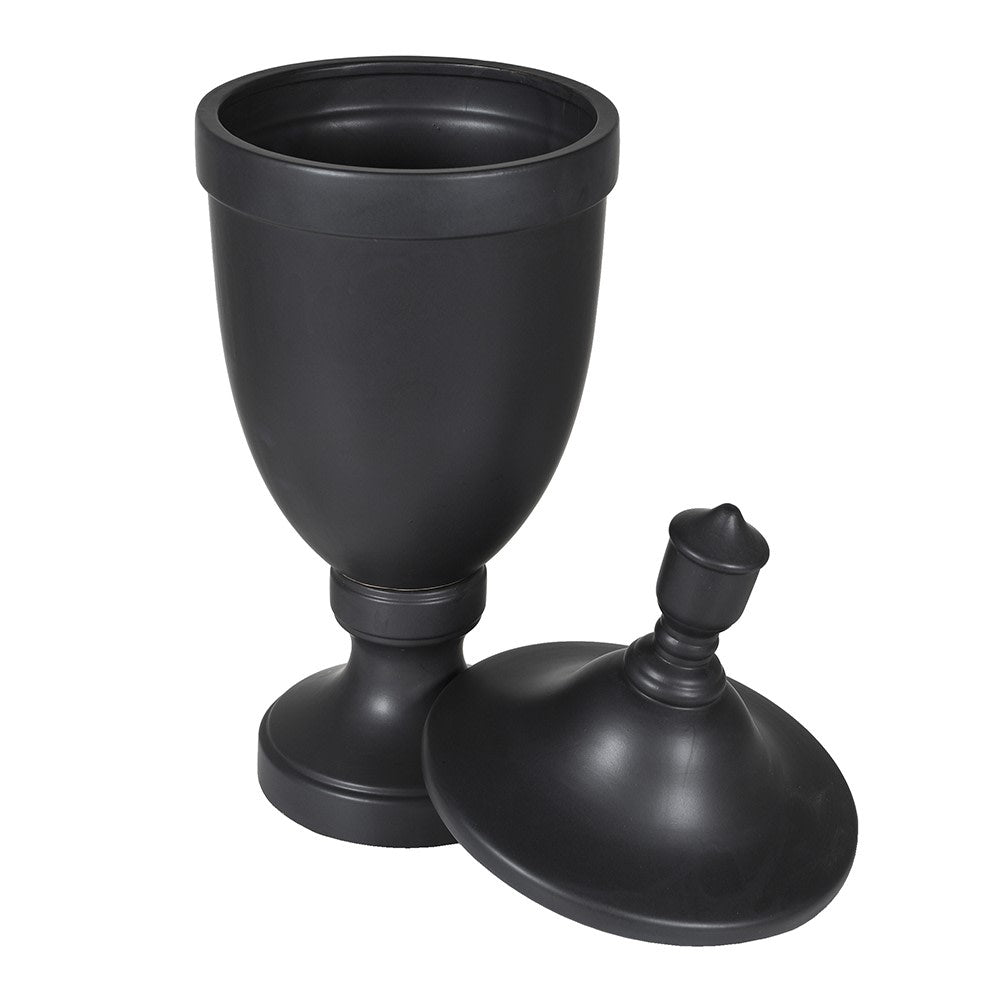Empery Black Ceramic Jar - LUXONAS