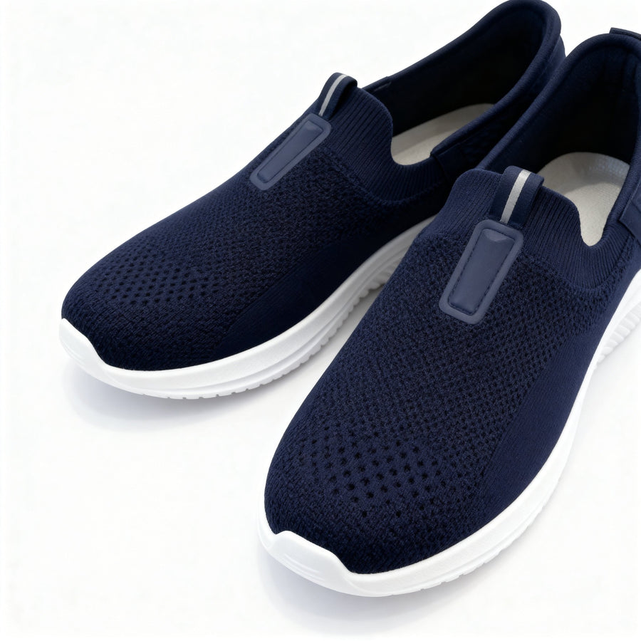 Ensign Sneaker Featuring a Clean White Sole