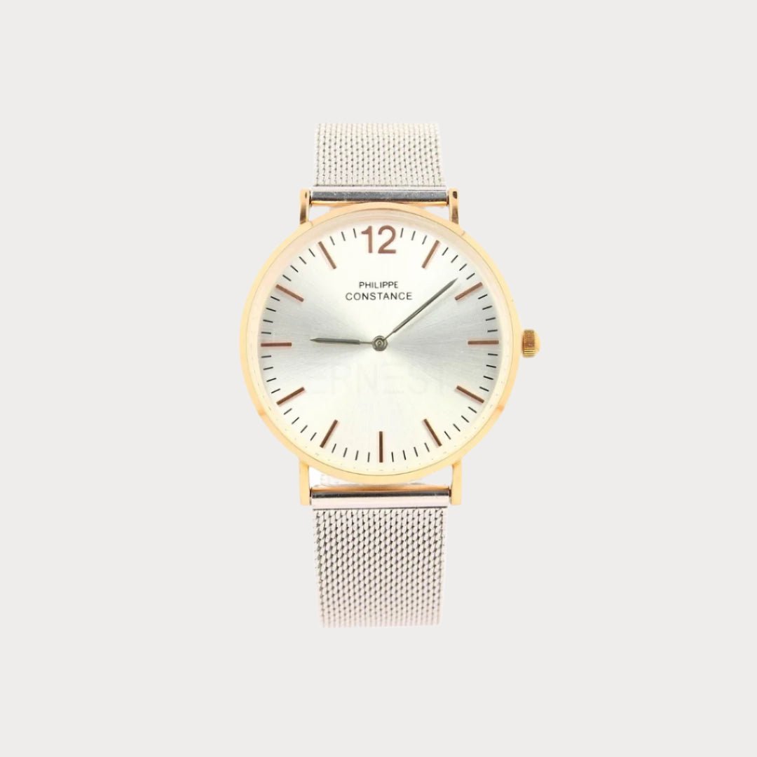 Ernest Watch Acier - Stainless Steel Unisex Minimalist Watch - LUXONAS HOME