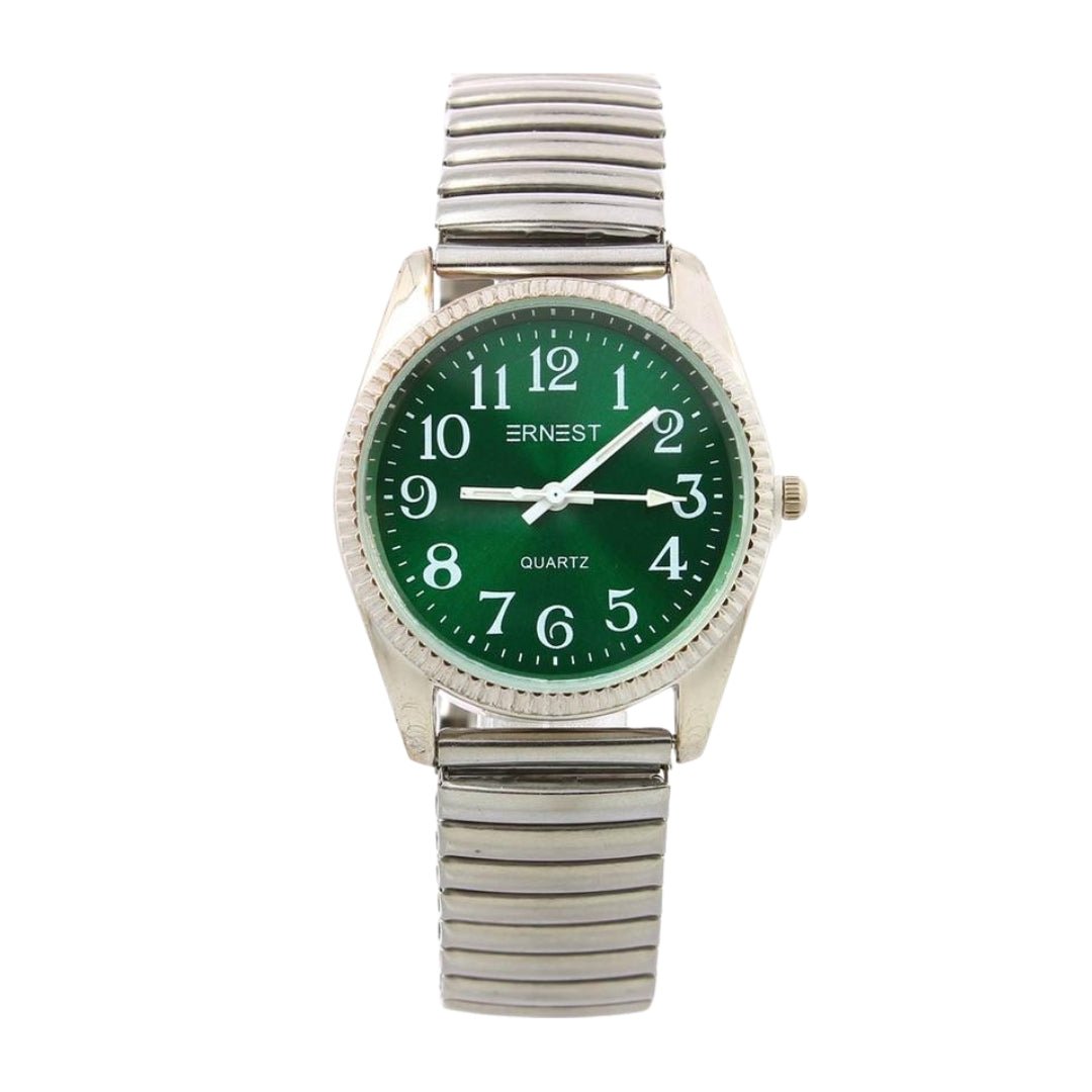 Ernest Watch Extendable | Classic Stainless Steel Analog Wrist Watch