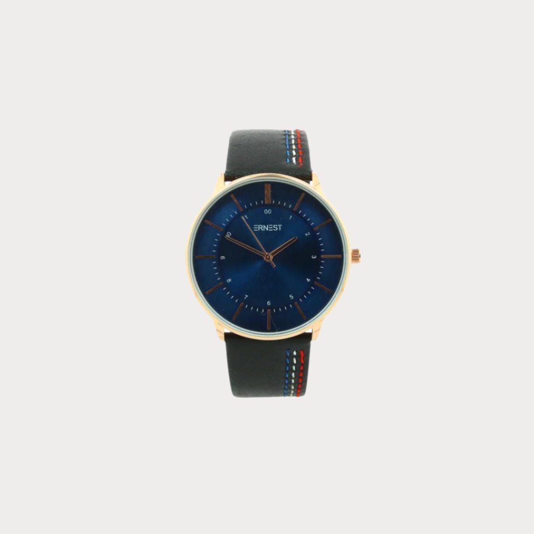 Ernest Watch - Men's Analogue Wrist Watch | Leather Watch