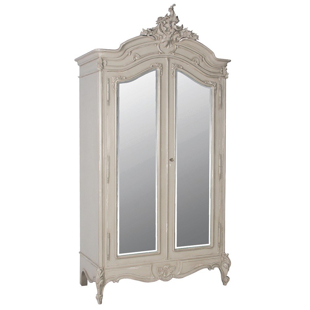 Espen 2 Door Mirrored Armoire - LUXONAS