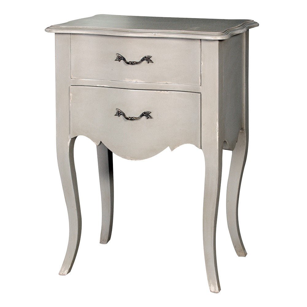 Espen 2 Drawer Bedside - LUXONAS