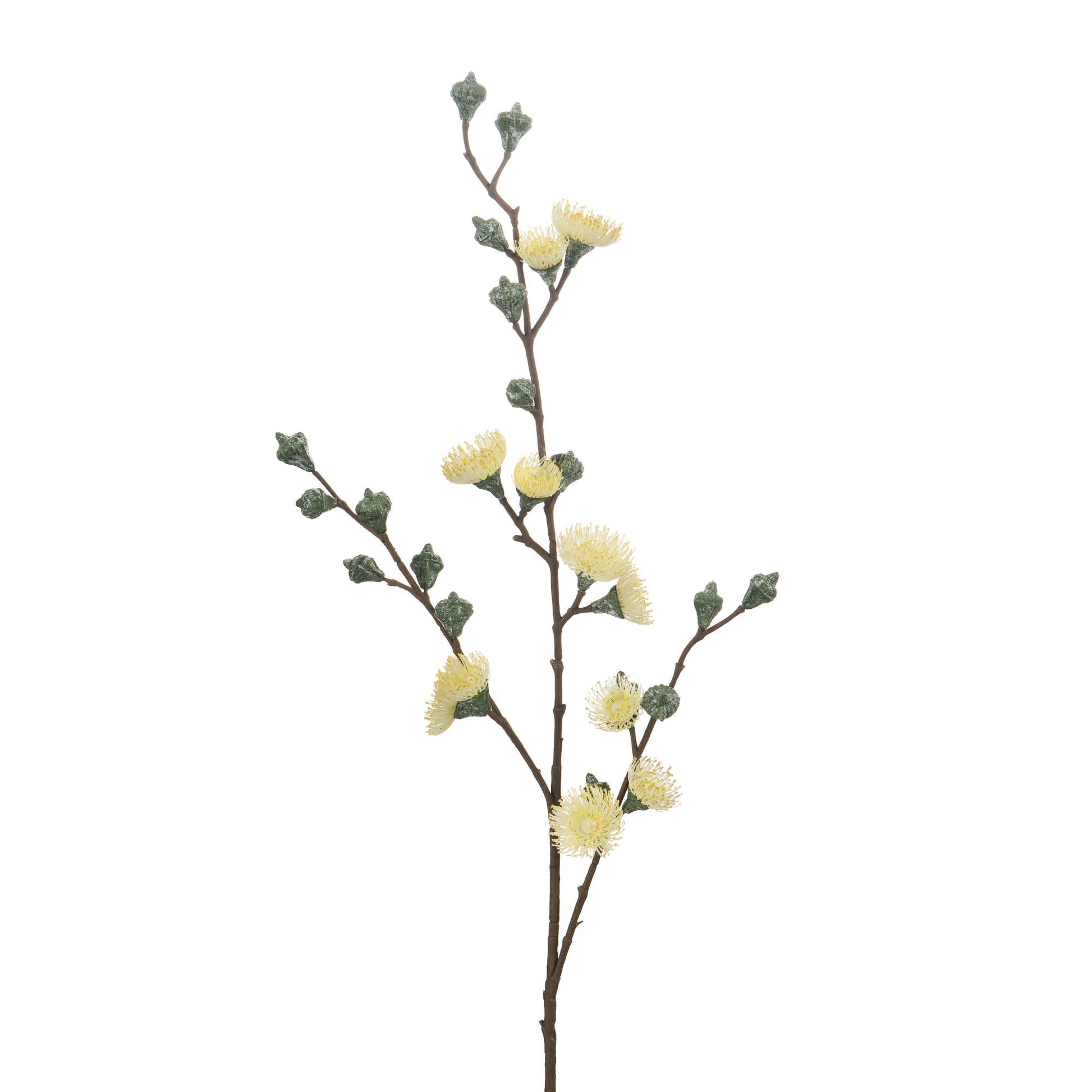 Eucalyptus Flowers Stem - 88cm Faux Botanical Decor