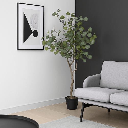 120cm Eucalyptus Plant - Lifelike Artificial Decor