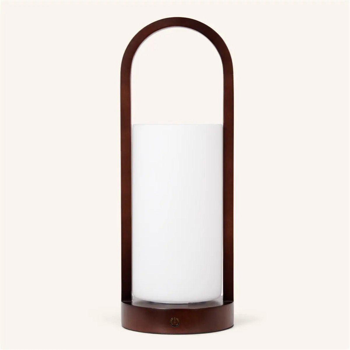 Evie Dark Brown Rechargeable Wooden Table Lamp | Dimmable, Cordless & 3 Light Modes - LUXONAS HOME