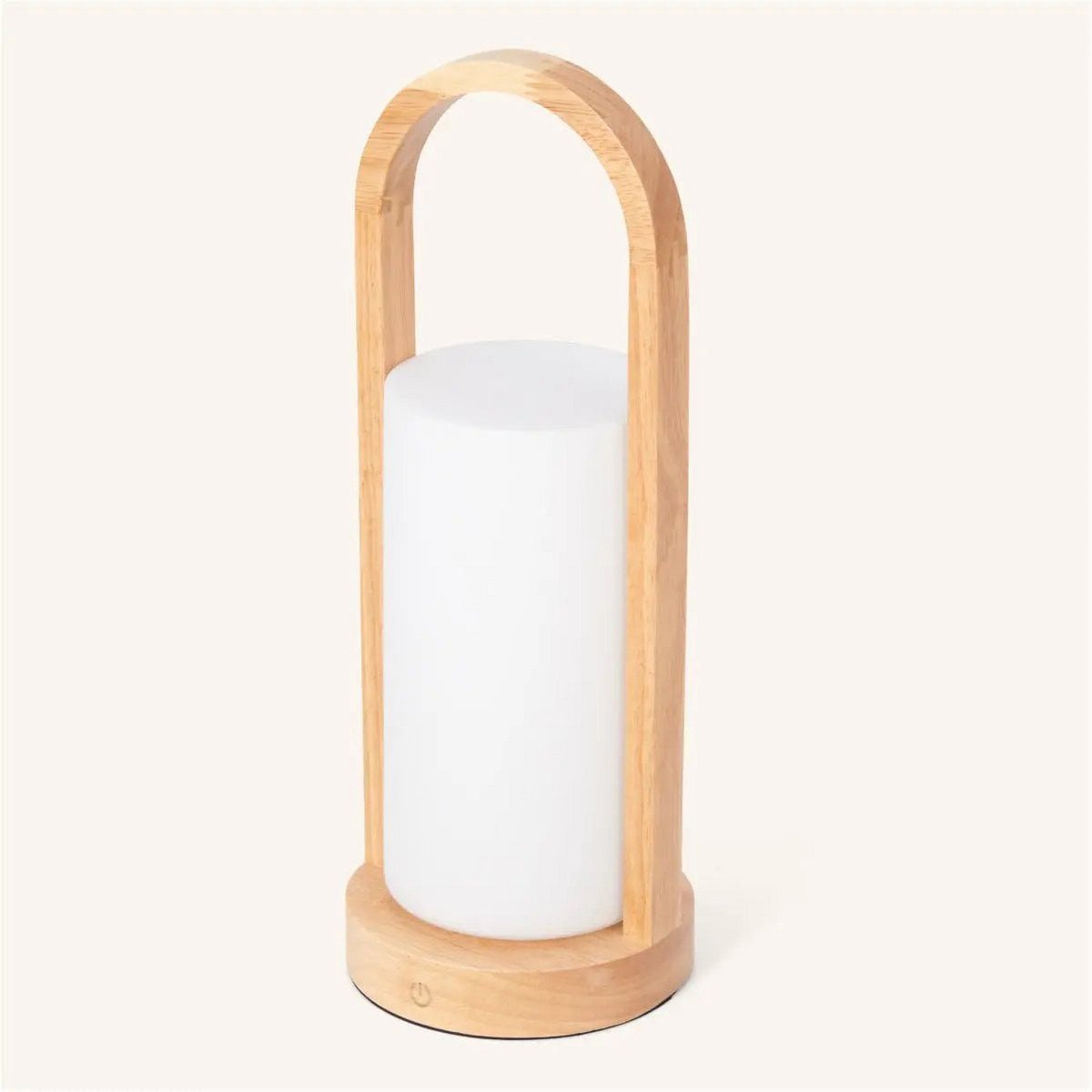 Evie Light Brown Rechargeable Wooden Table Lamp | Dimmable, Cordless & 3 Light Modes - LUXONAS HOME