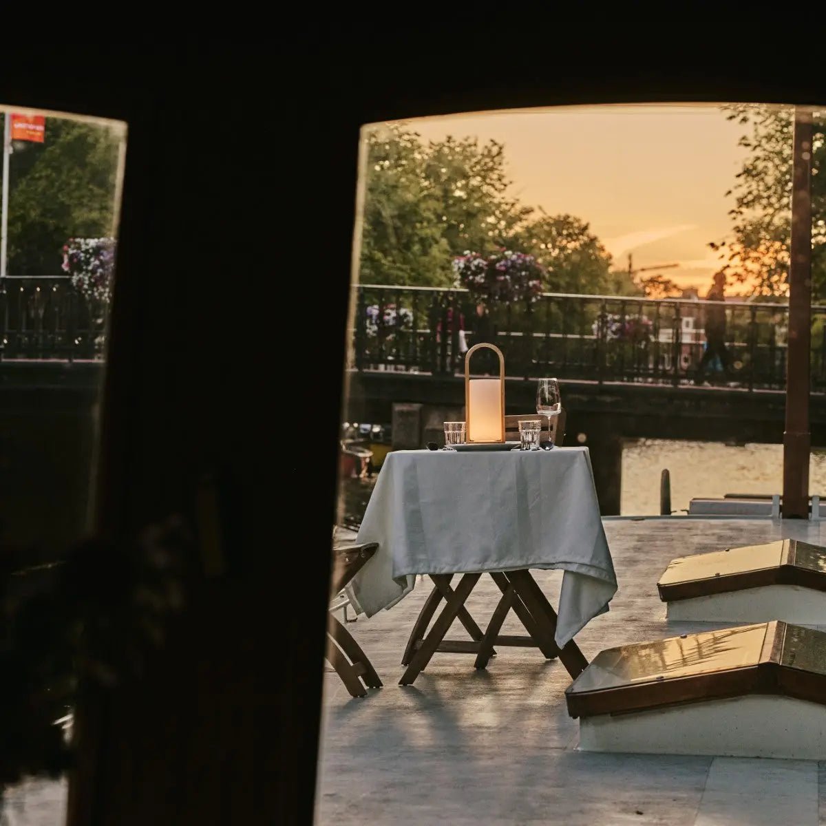 Evie Light Brown Rechargeable Wooden Table Lamp | Dimmable, Cordless & 3 Light Modes - LUXONAS HOME