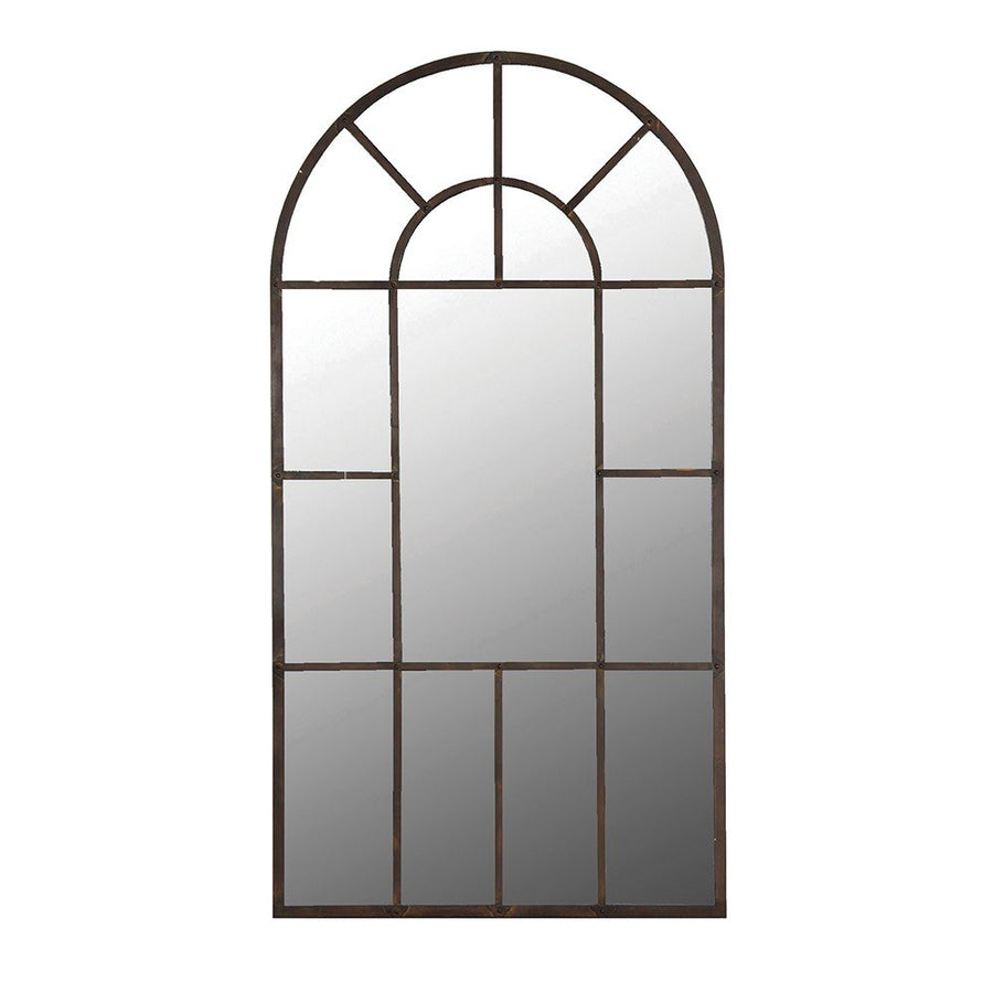 Extra Large Metal Windowpane Mirror
