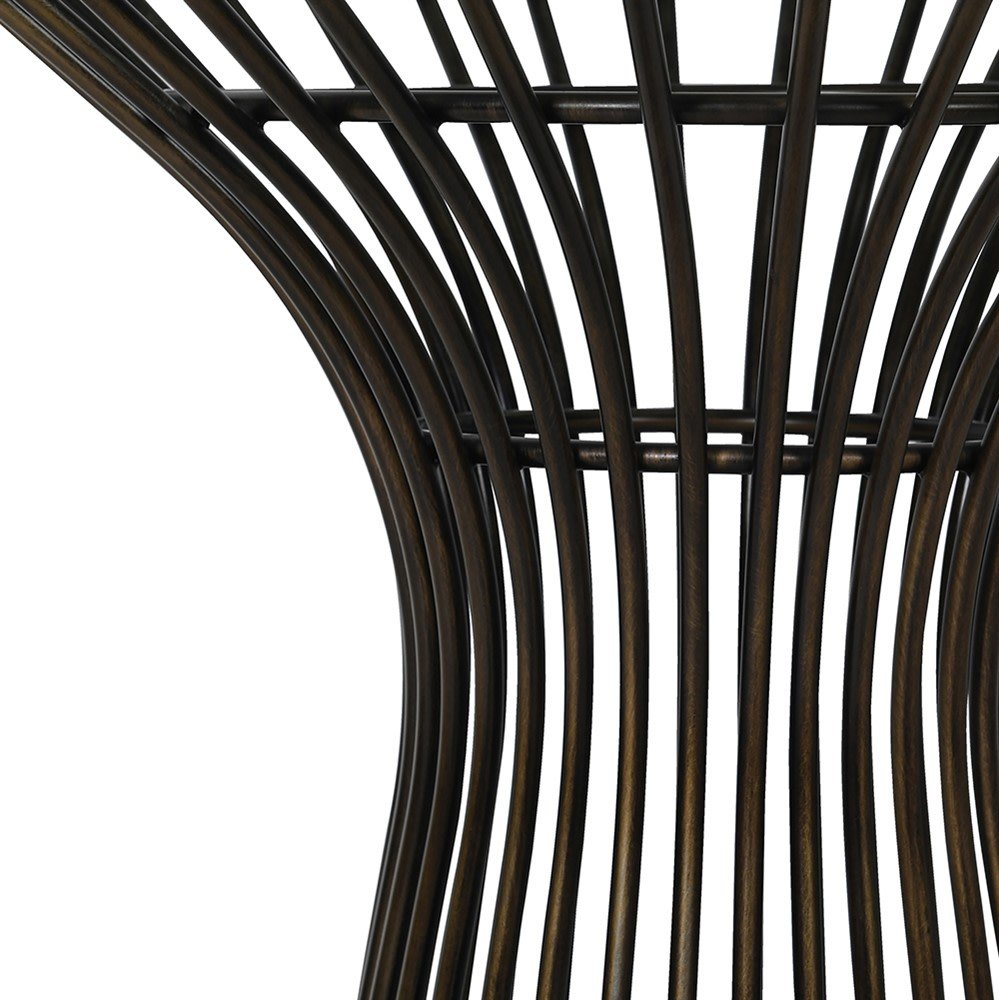 Farina Bronze Effect Dining Table - Elegant and Durable Design - LUXONAS