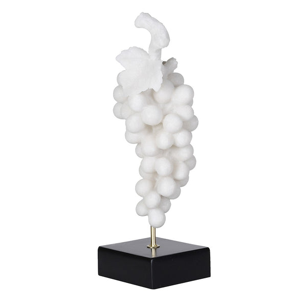 Faux Marble Grapes On Stand