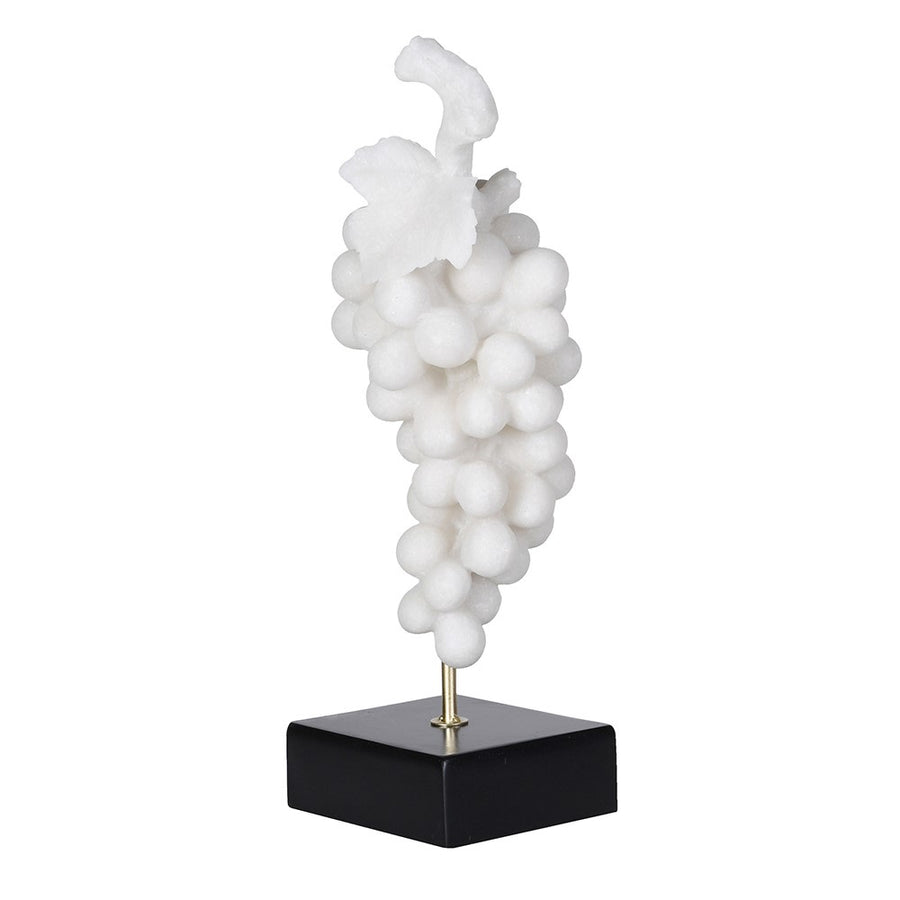 Faux Marble Grapes On Stand
