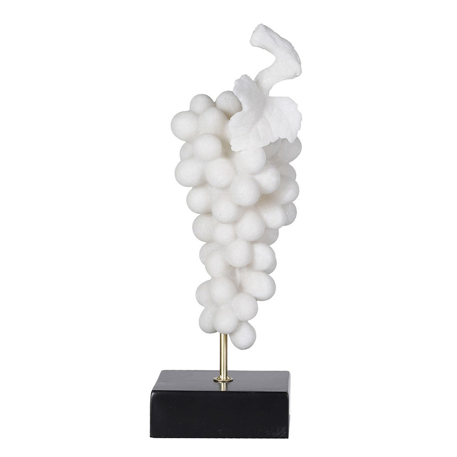 Faux Marble Grapes On Stand