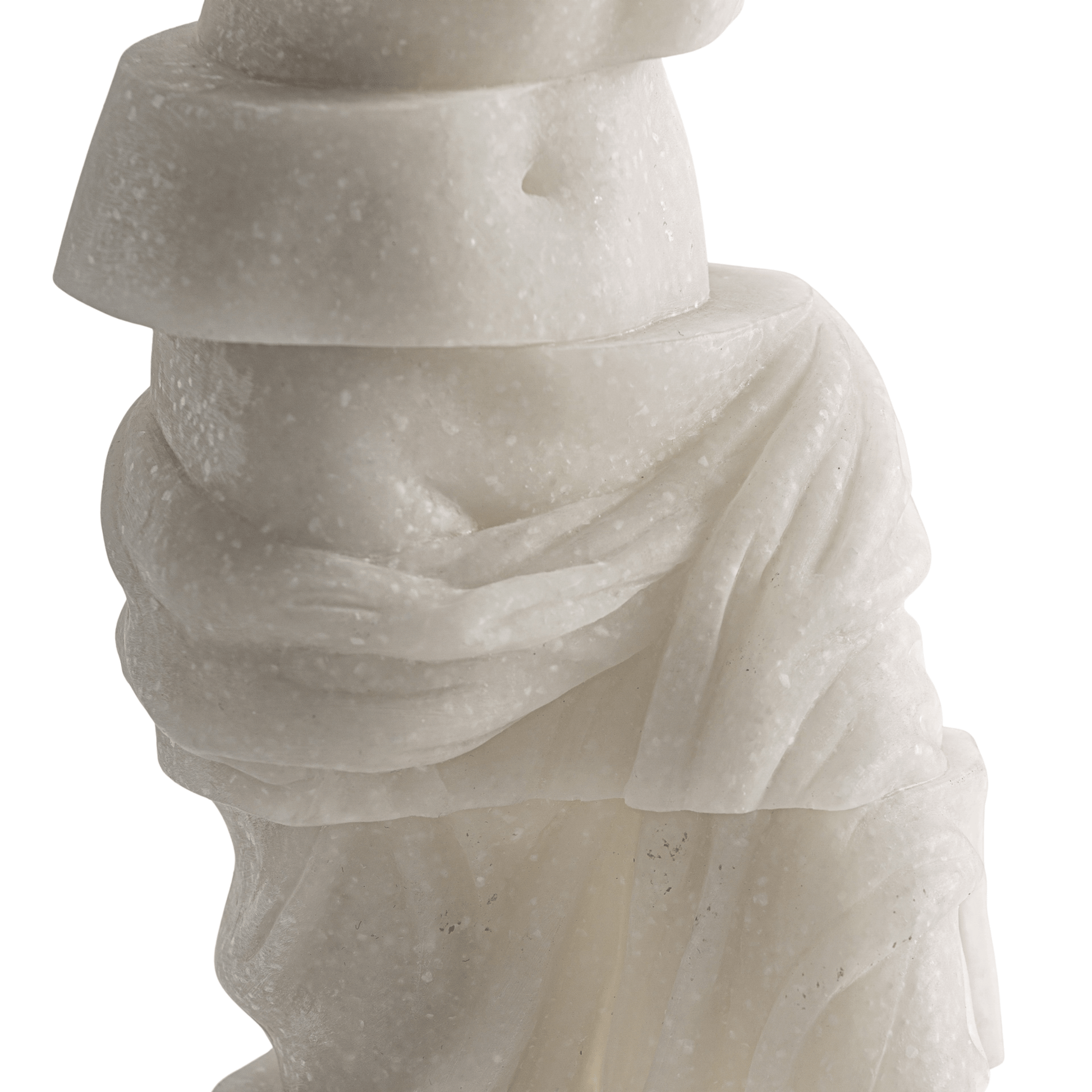 Felia Deco Figure - Contemporary Off - White Resin Decoration - LUXONAS