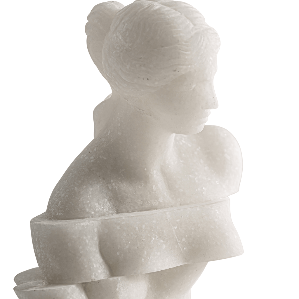 Felia Deco Figure - Contemporary Off - White Resin Decoration - LUXONAS