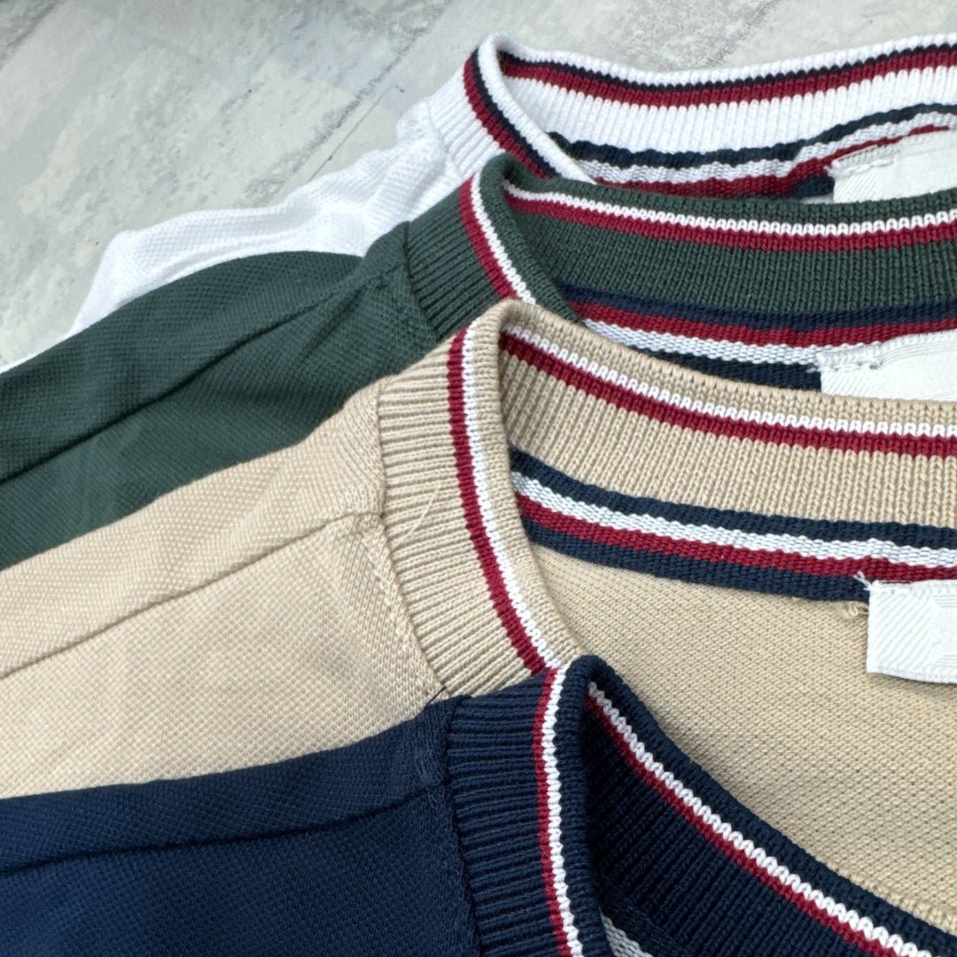 Fendy Slim Fit Crew Neck T-Shirt for Men - 100% Cotton Comfortable Casual Tee - LUXONAS HOME