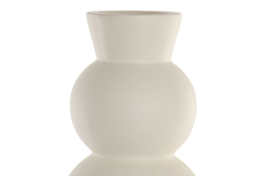 Fibreglass Floor Vase, White 81 cm