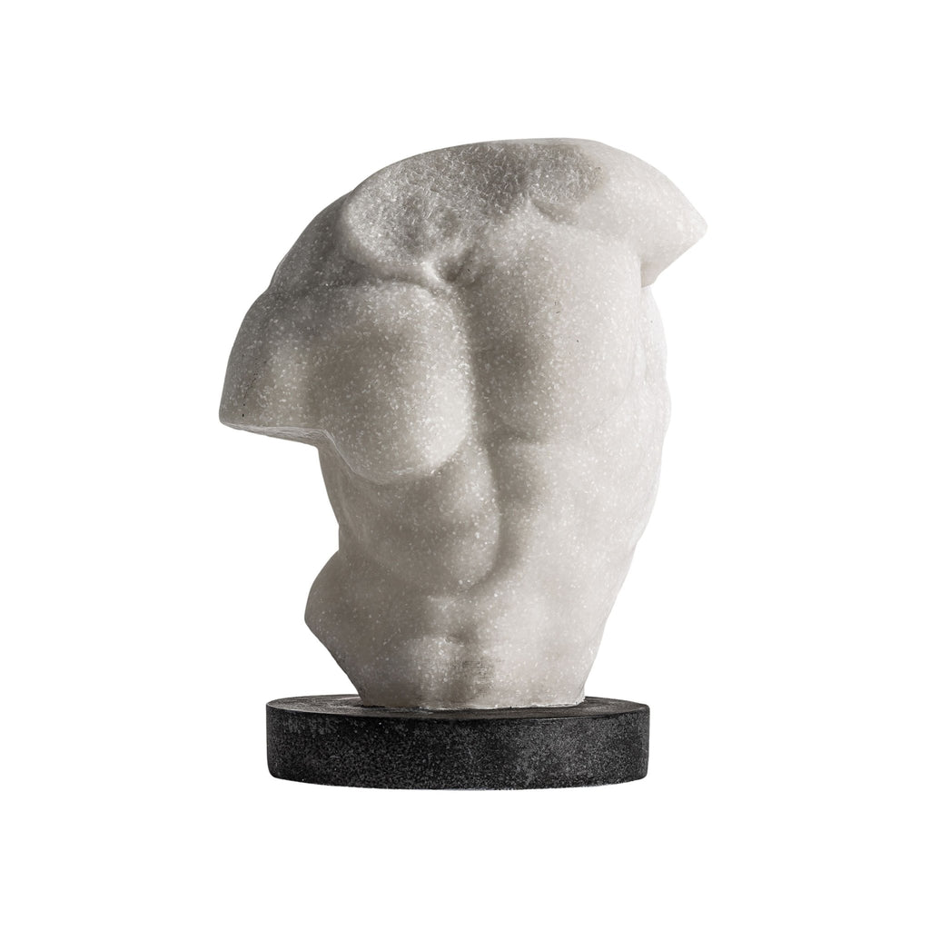 Filippe Bust - Contemporary White Resin Sculpture - LUXONAS