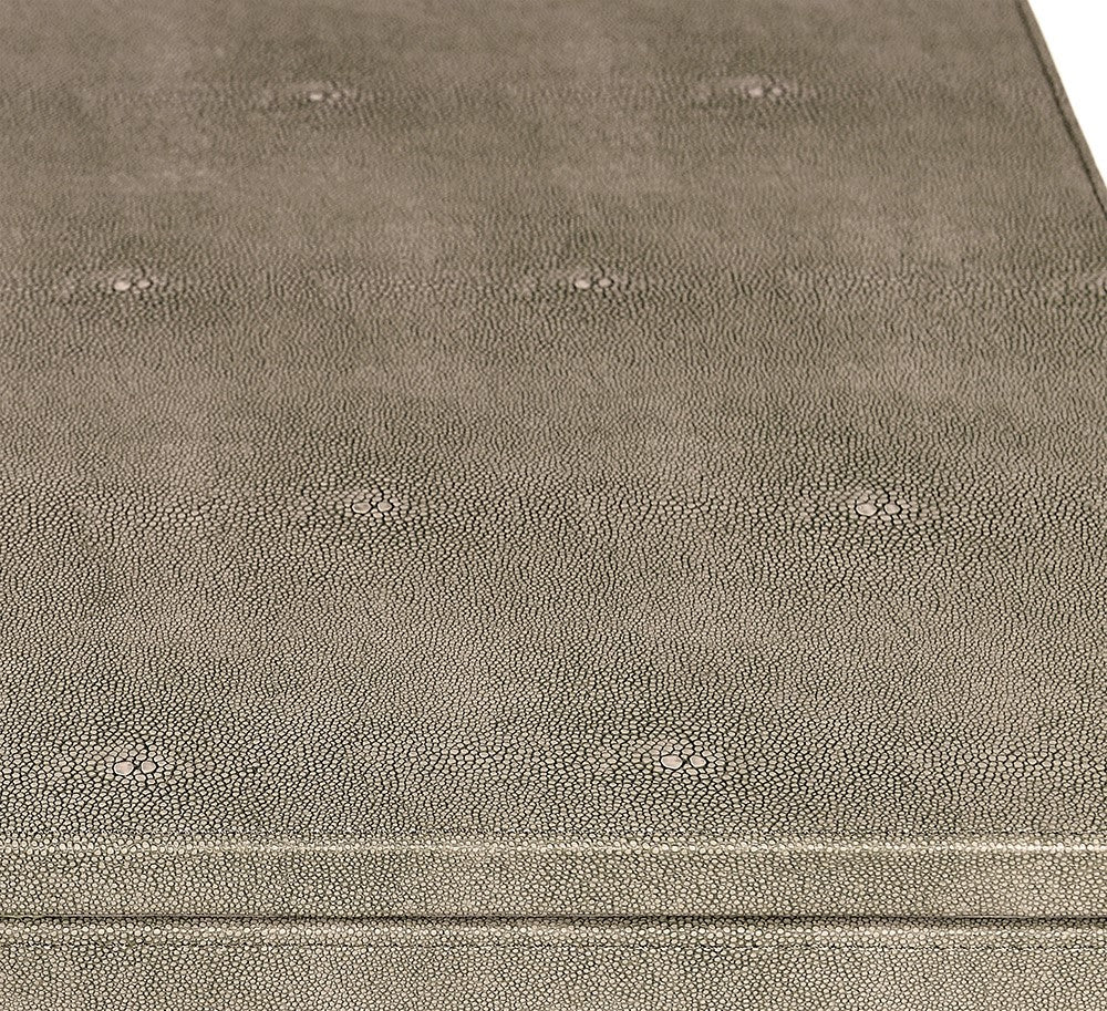 Finesse Faux Shagreen 3 Drawer Console - LUXONAS