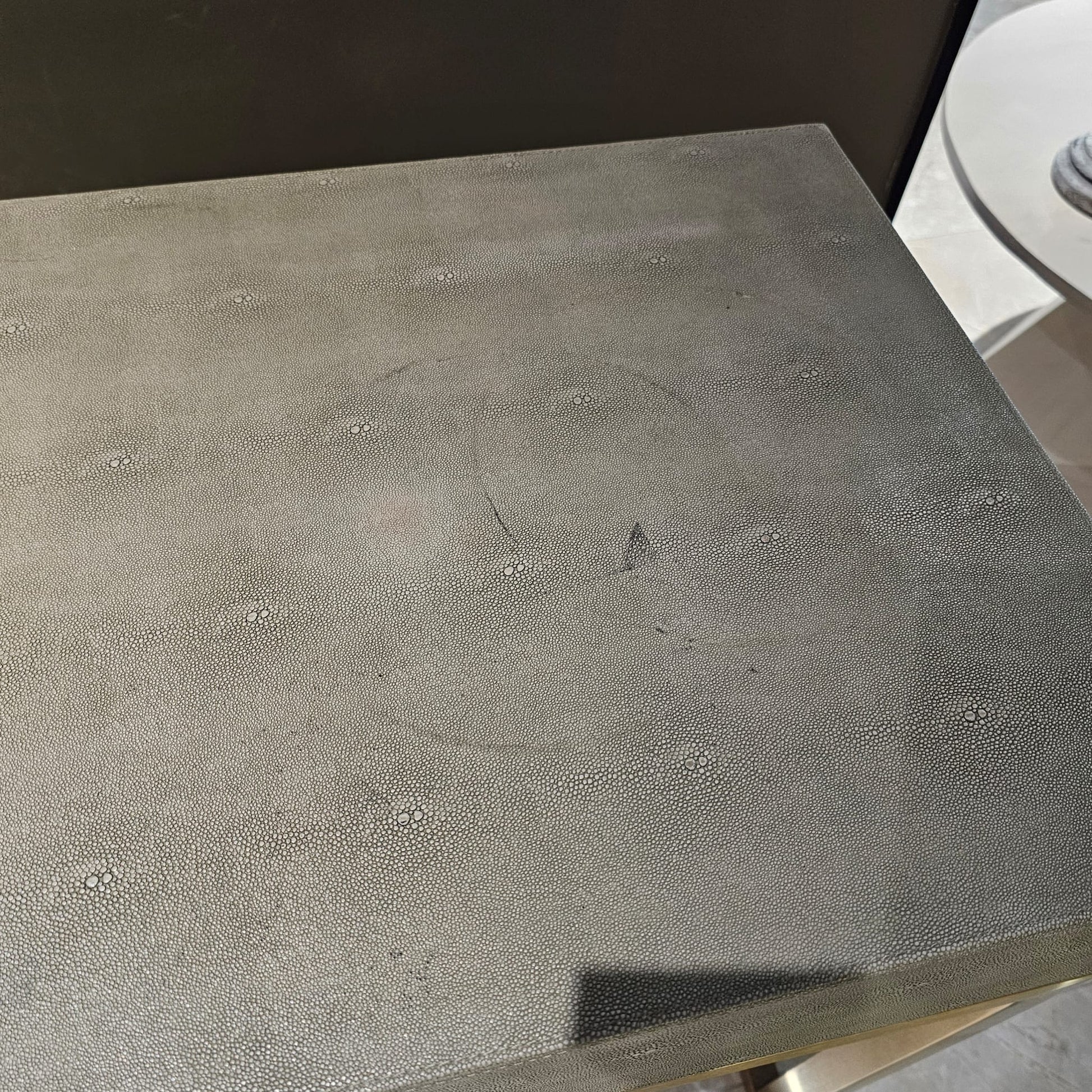 Finesse Faux Shagreen Console Table - Elegant & Functional - LUXONAS