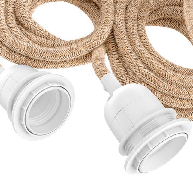 Fitting Lamps Ceiling - Natural White - 3 Fittings - LUXONAS HOME