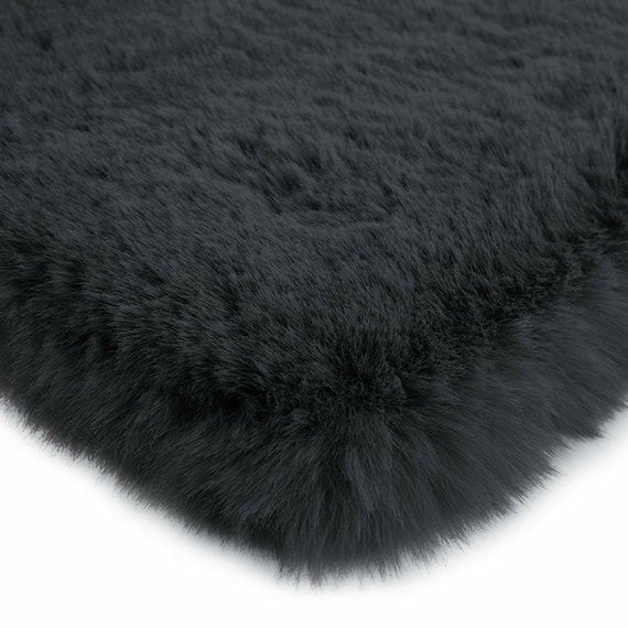 Fluffy Rug Black 160x230CM - LUXONAS HOME
