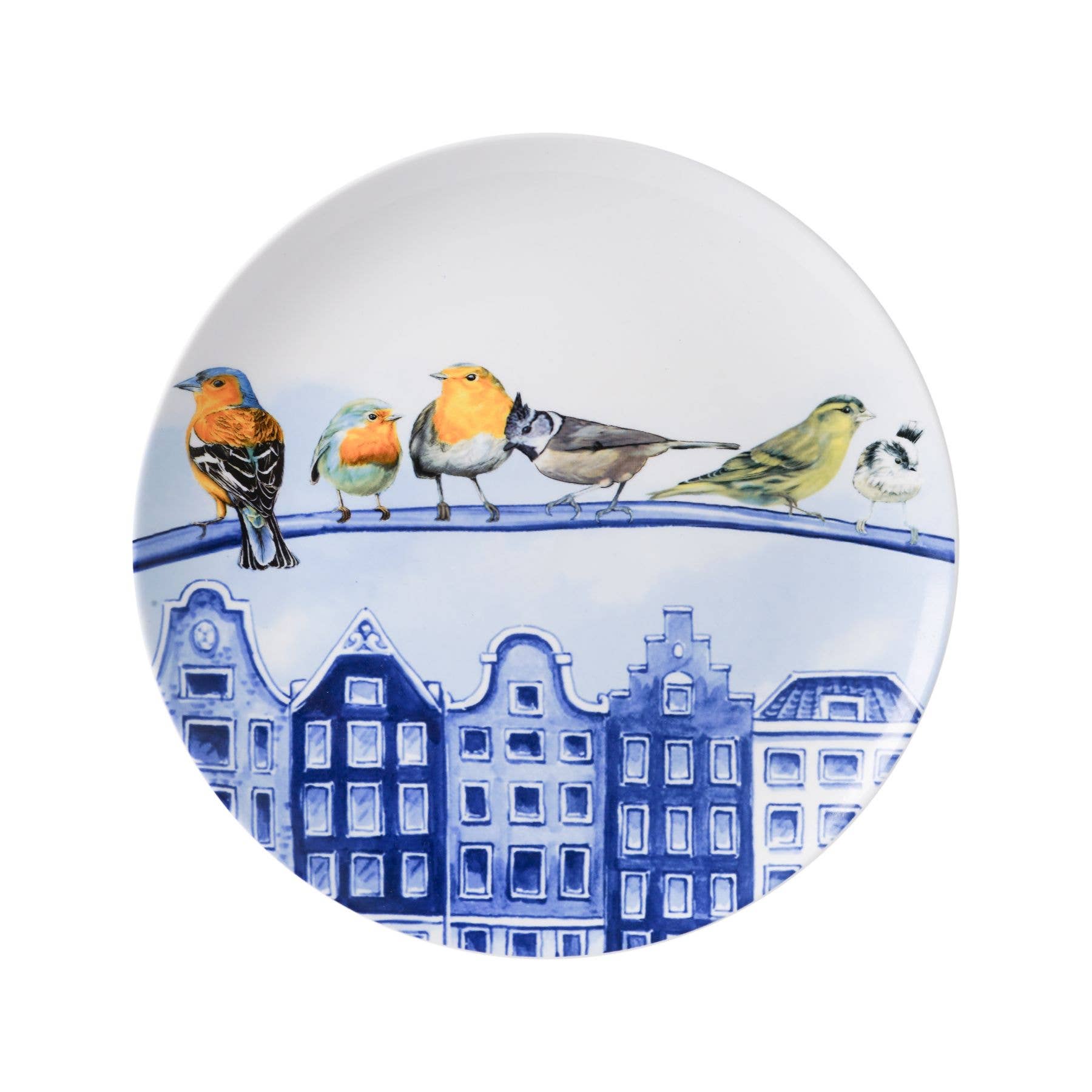 Forest Birds in the City Wall Plate - LUXONAS