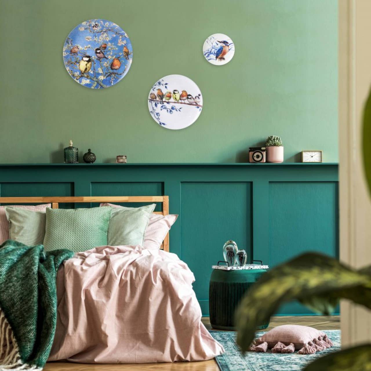 Forest Birds Wall Plate - LUXONAS