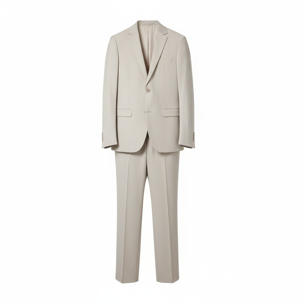 Formal Beige Suit - Cotton Suit for Men | Formal Attire