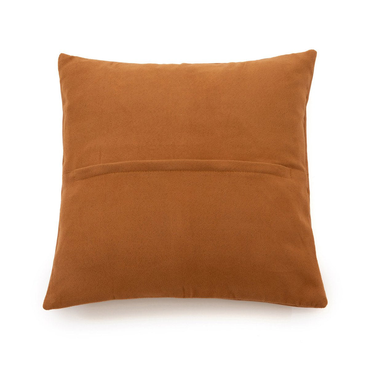 Four Panel Leather Cushion Cover - Camel - 40x40 cm - LUXONAS HOME