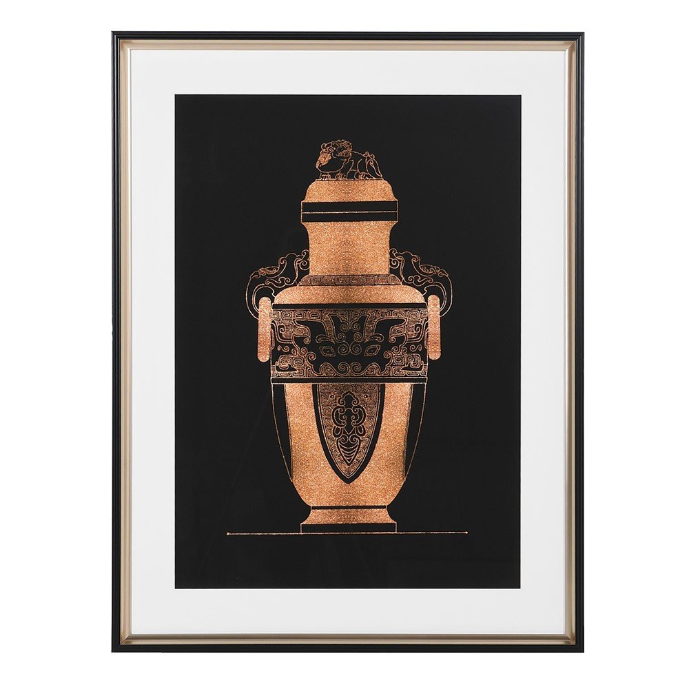 Framed Tribal Urn Art Print