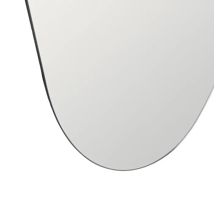 Frameless Wave Wall Mirror - Elegant and Modern Design - LUXONAS