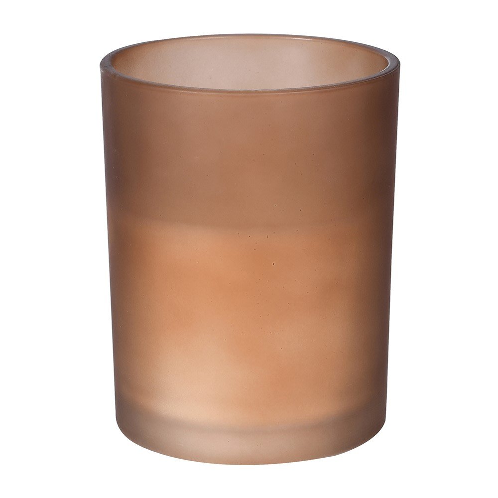 Frosted Brown LED Candle