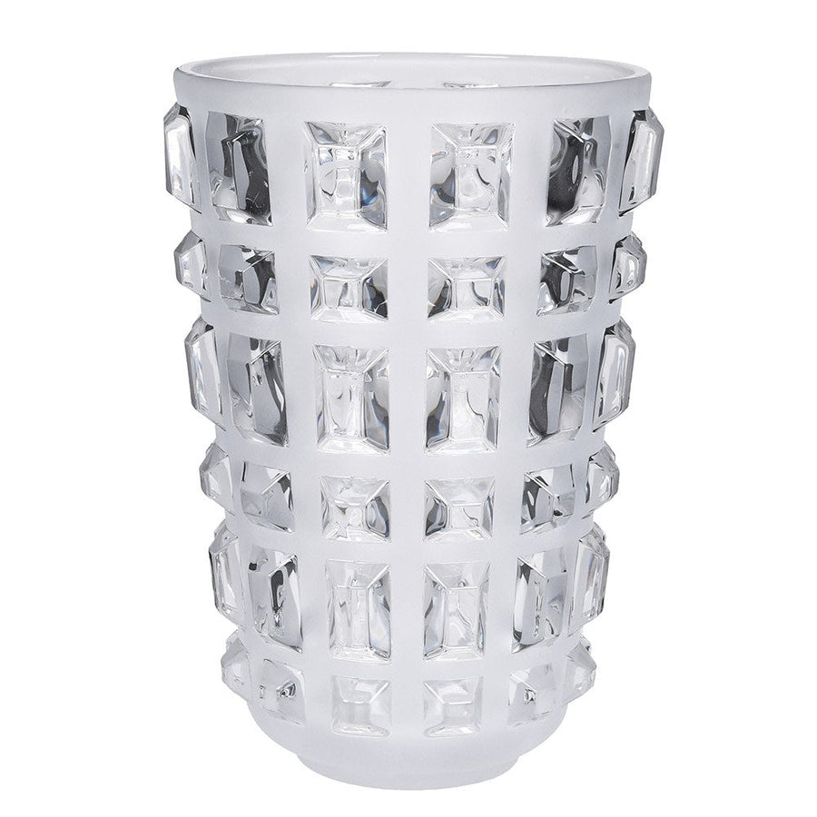 Frosted Glacial Vase - Elegant and Versatile Glass Home Decor