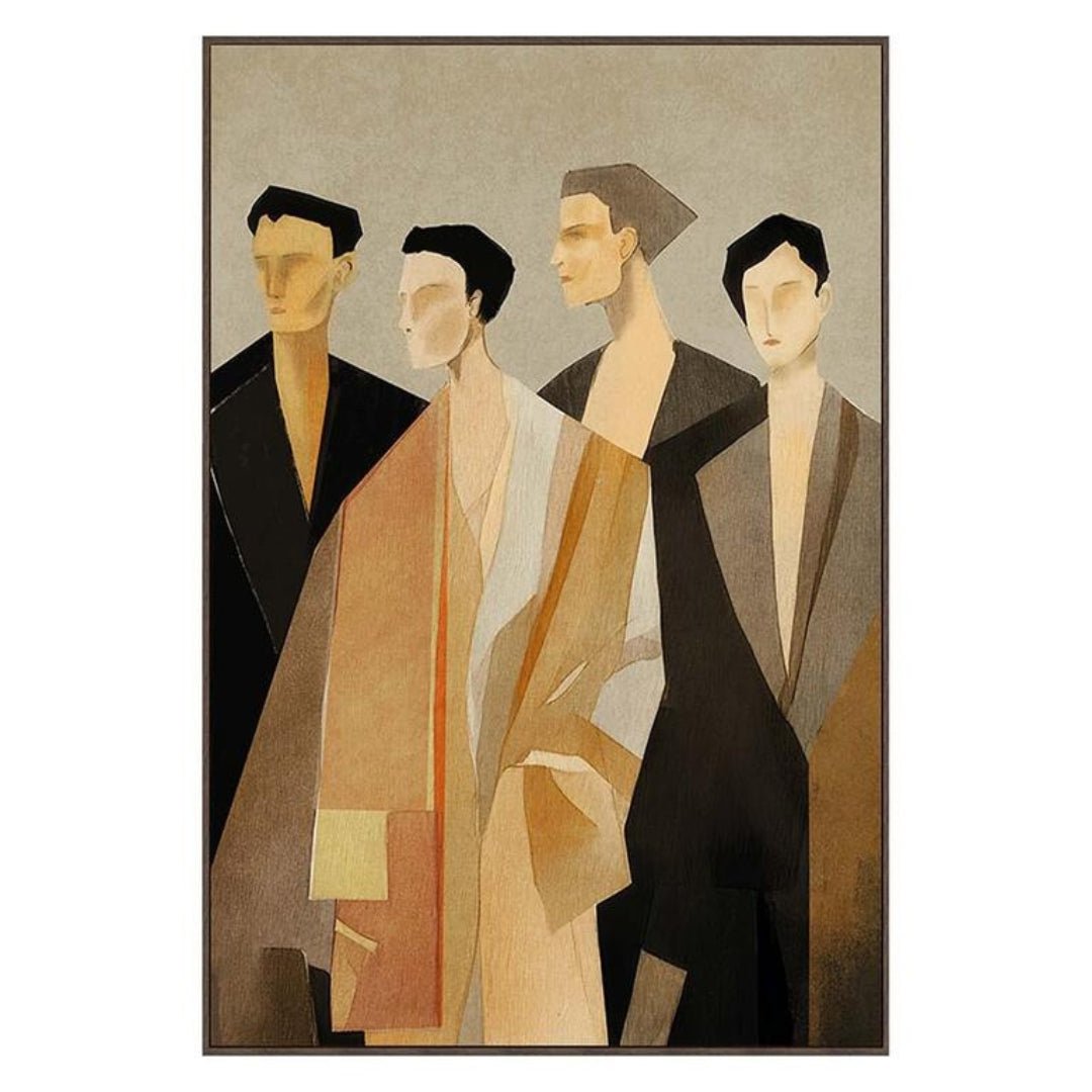 Gents Wall Art - Hand-Painted Canvas Masterpiece