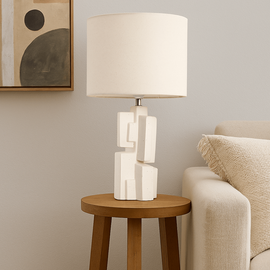 Geometric Abstract Base Table Lamp - LUXONAS