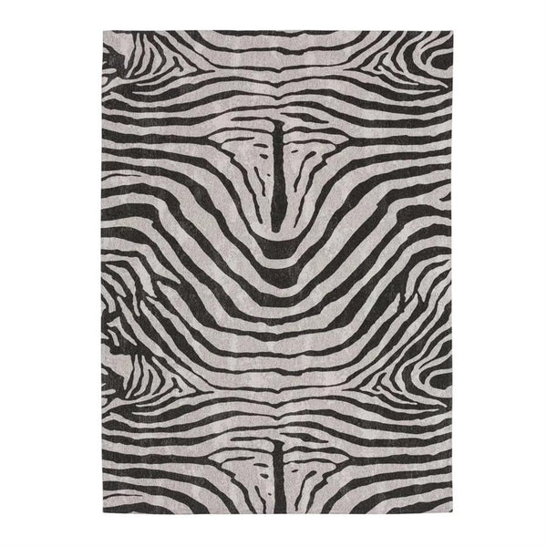 Geometric Zebra Pattern Large Carpet - 300x200 cm