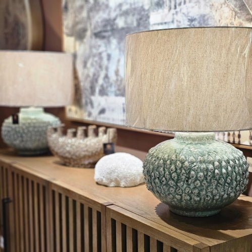 Glacier Ceramic Table Lamp - LUXONAS HOME