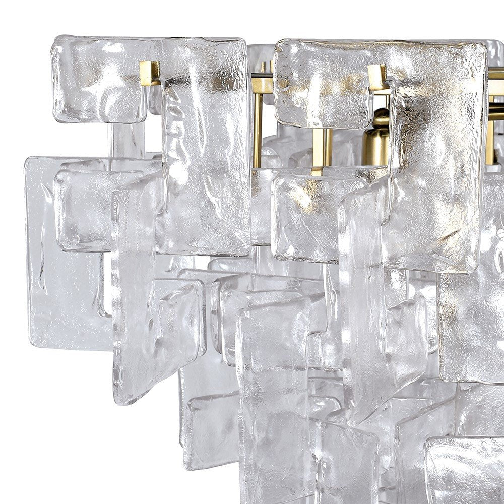 Glass Link Tiered Chandelier - LUXONAS