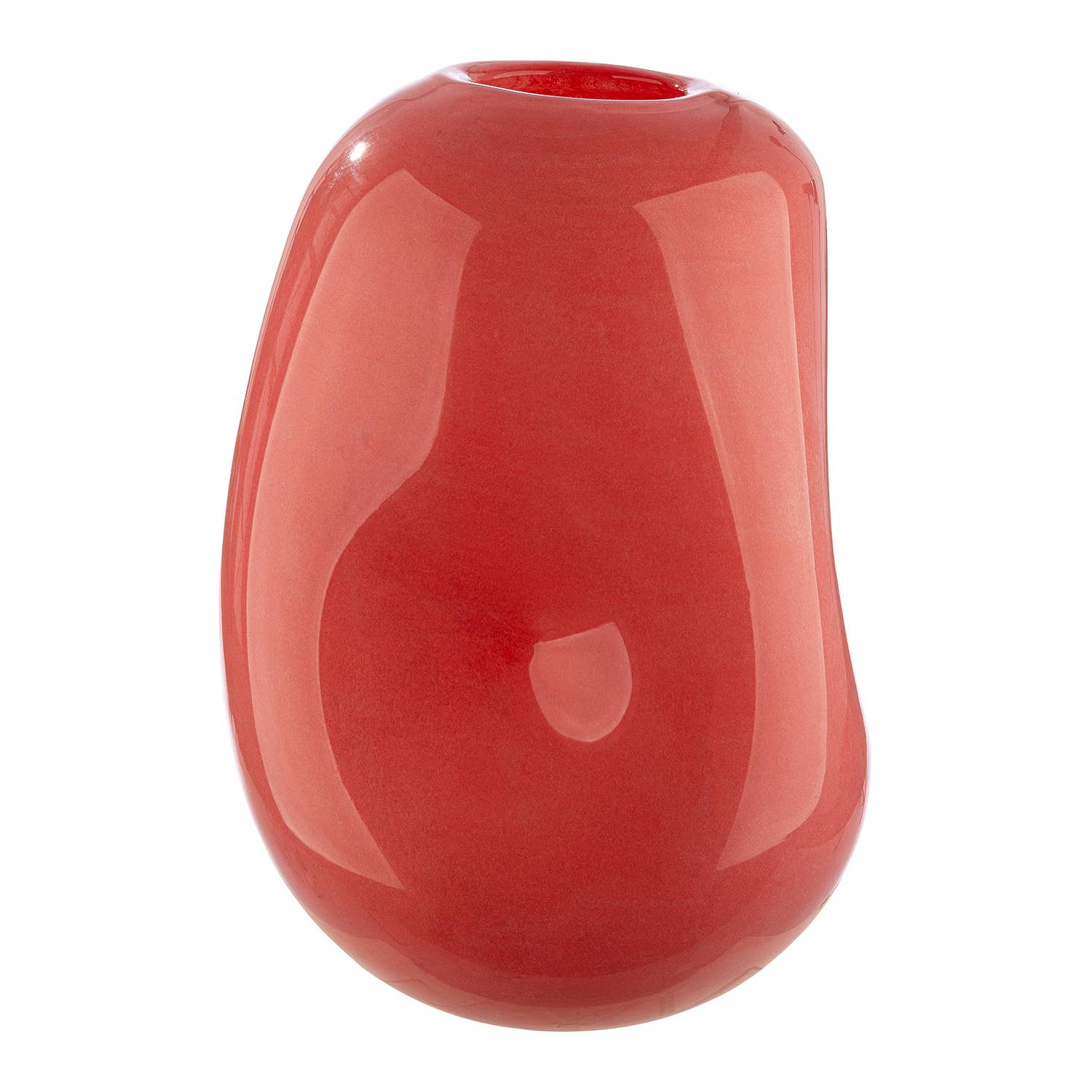 Glass Pink Bottle Vase - LUXONAS HOME