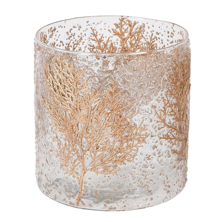 Glass Tree Small Candleholder - Elegant Home Decor
