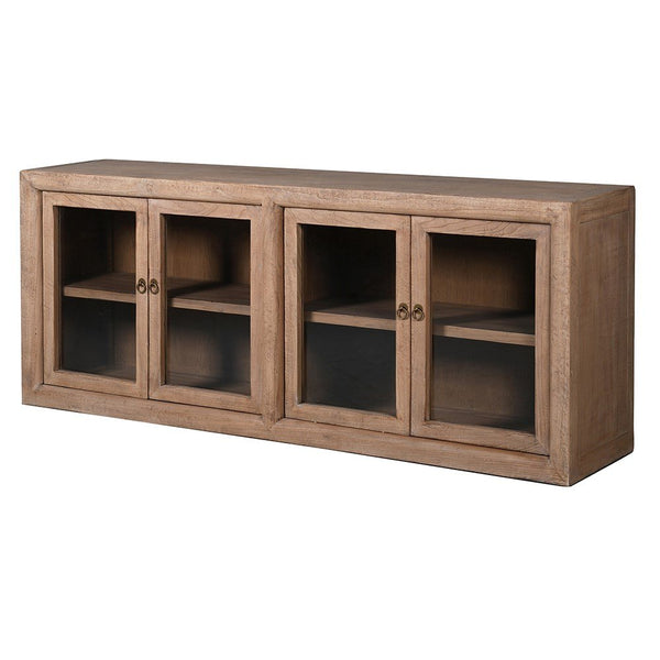 Glazed 4 Door Cabinet – Stylish Storage Solution
