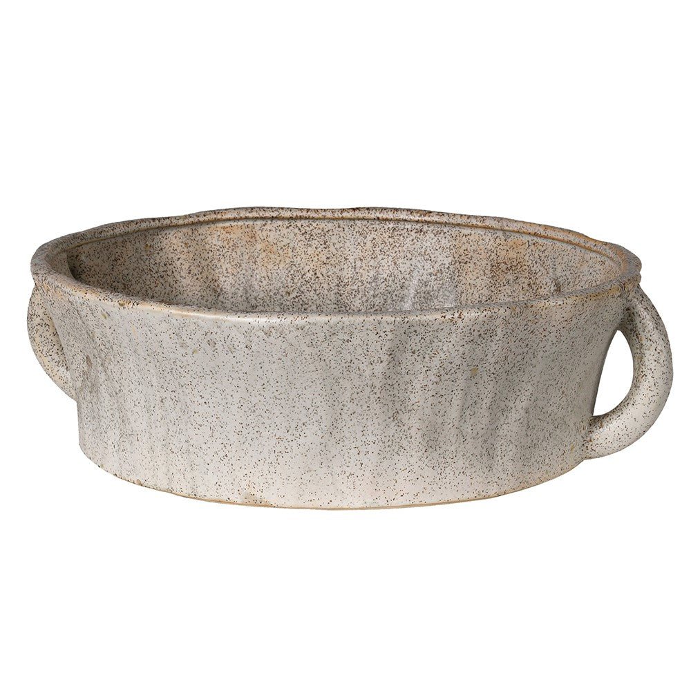 Glazed Nude Ceramic Bowl