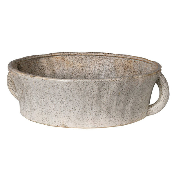 Glazed Nude Ceramic Bowl