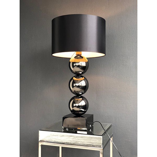 Globe lamp Block base Anthracite - LUXONAS HOME