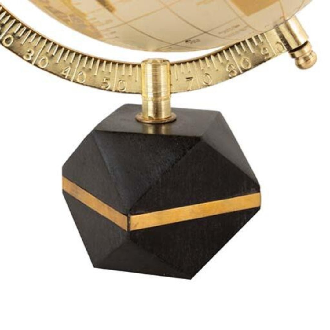 Globe on Black Marble Base - LUXONAS
